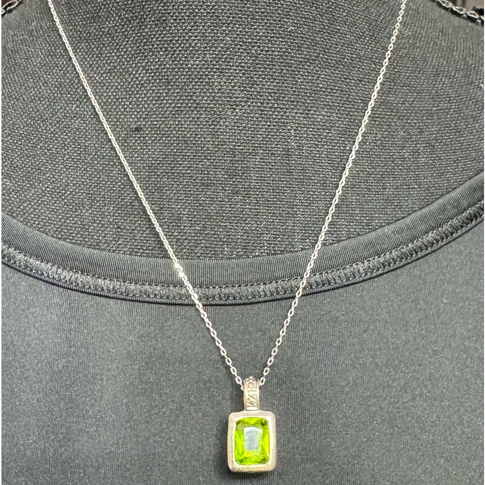 925 stone changeable pendant
